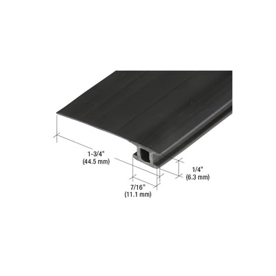 CRL Black 84" Vinyl 1-3/4" Adjustable Width Bug Strip