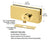 CRL Brass AMR215 Series Patch Lock