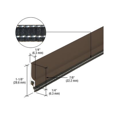 CRL Bronze Anodized 36" Entrance Door Sweep