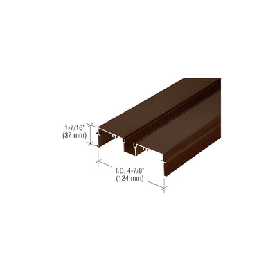 CRL 487 Bronze Anodized OfficeFront™ Deep Pocket Wall Jamb/Head - 24'-2"