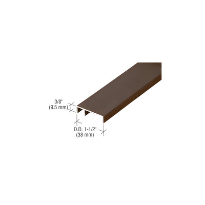 CRL 487 Bronze Anodized OfficeFront™ Face Trim - 24'-2"