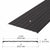 CRL 8" Bronze Commercial Saddle Threshold - 36-1/2" Length