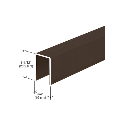 CRL Bronze Series 3602 Upper Jamb Channel - 144"