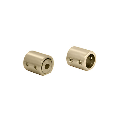 CRL Brushed Bronze Crescent Replacement Track Holder Fitting