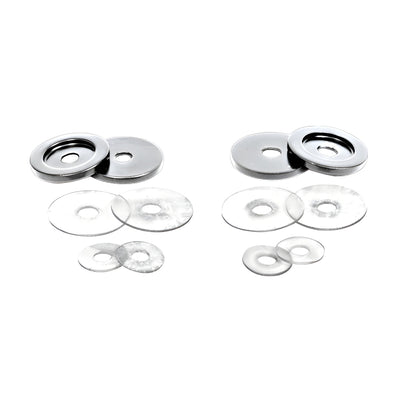 CRL Brushed Nickel Replacement Washers for Back-to-Back Solid Pull Handle