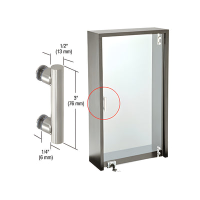 CRL Brushed Stainless Cabinet Door Pull