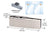 CRL Brushed Stainless Curved Top Door Patch Fitting with 1NT303 Insert