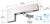 CRL Brushed Stainless Sidelite Mounted Transom Curved Patch