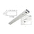 CRL Brushed Stainless 4-1/2" x 82.5" Double Door Header