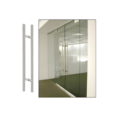 CRL Brushed Stainless 24" Extra Length Ladder Style Back-to-Back Pull