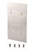 CRL Brushed Stainless End Cap for 9BL56 Series Standard Square Base Shoe