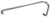 CRL Brushed Stainless 10" x 28" Back-to-Back Straight Combination Push and Pull Handle Set