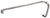CRL Brushed Stainless 12" x 28" Back-to-Back Straight Combination Push and Pull Handle Set