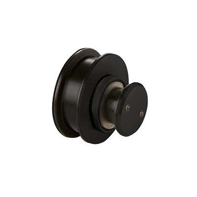 CRL Matte Black Replacement Rollers for Finish Cambridge Sliding Shower Door System