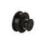 CRL Matte Black Replacement Rollers for Finish Cambridge Sliding Shower Door System