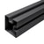 CRL 72" Matte Black Cielo Corner Post Only