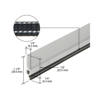 CRL Clear Anodized 36" Entrance Door Sweep