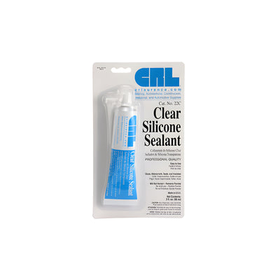 CRL Clear Silicone Sealant 3 Fluid Ounce Squeeze Tube