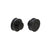 CRL Matte Black Replacement Rollers - 2/Pk