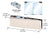 CRL Polished Stainless Curved Top Door Patch Fitting with 1NT304 Insert