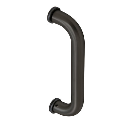 CRL Dark Bronze 8" Aluminum Door Mounted Standard Pull Handle