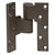 CRL Dark Bronze 3/4" Offset Intermediate Left Hand Pivot