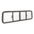 CRL Duo-Vent Four Panel Big Rig Slider with Clear Glass 1976-1978 Navistar (International) Conventional Cabs