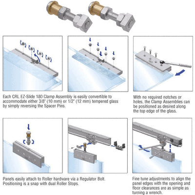 CRL EZ-Slide 180 Regulator Bolts