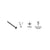 CRL 8 x 2-1/2" Flat Head Phillips Sharp Point Drywall Screws
