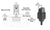 CRL Floor Mounted Closer 1/2" (12.7mm) Collar Height Tapered Type Spindle