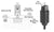 CRL Floor Mounted Closer 1-1/8" Collar Height Tapered Type Spindle