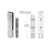CRL Painted One-Piece Core Mount Frameless Windscreen Clamp