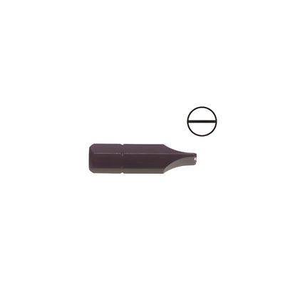 CRL 1/4" Hex Slotted Insert Bit for No. 8 Screw