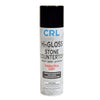 A single 17 oz. aerosol can of CRL Hi-GLOSS Stone Countertop Cleaner with a fresh citrus scent.