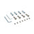 CRL Brushed Stainless Hydraulic Patch Fitting Replacement Screw Pack