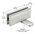 CRL Satin Anodized Hydraulic Patch Fitting with 2-9/16" Setback - NHO