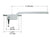 CRL Aluminum 9" Left Hand Square Series Casement Window Operator
