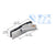 CRL Brushed Stainless Left Offset Top Door Patch Fitting