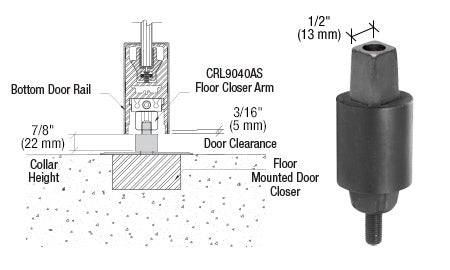 A technical diagram and product photo showing the aluminum Mab type spindle with a 7/8 inch collar height and square tapered design.