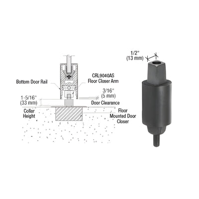 CRL 1-5/16" Collar Height "Mab" Type Spindle