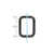 CRL Matte Black 6" BM Series Back-to-Back Handle Without Metal Washers