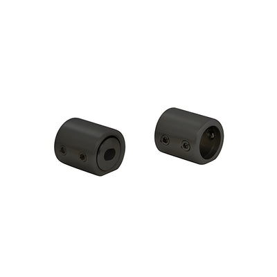 CRL Matte Black Crescent Replacement Track Holder Fitting