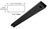 CRL Matte Black 4-1/2" x 82.5" Double Door Header