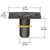 CRL Matte Black Dust Proof Keeper Locking Option