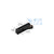 CRL Matte Black Left Offset Top Door Patch Fitting