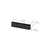CRL Matte Black Header Mounted Single Door Stop