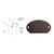 CRL Matte Bronze 350X Series Decorative End Cap