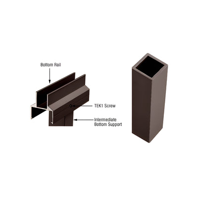 CRL Matte Bronze Intermediate Bottom Support
