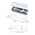 CRL Light Spring 180º No Hold Open Narrow Width Floor Mounted Closer