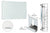CRL Nickel Plated Dallas Mirror Clips for 1/4" Mirror